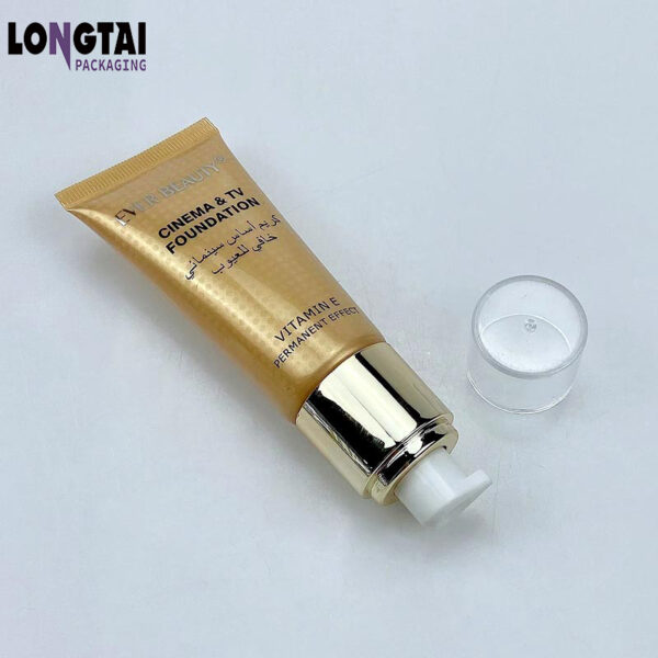 Airless pump tube cosmetic packaging