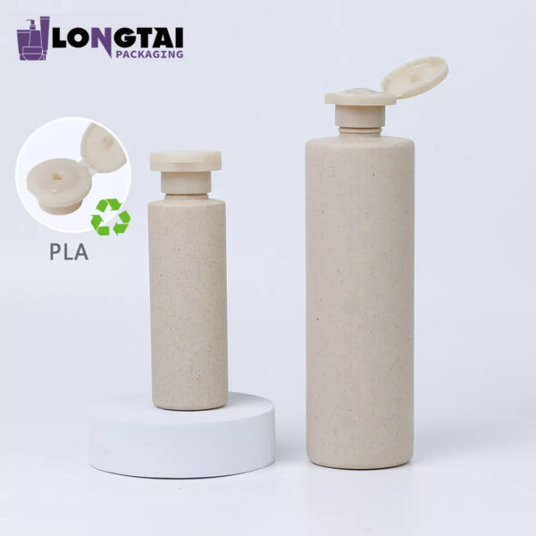 PLA empty packaging shampoo plastic bottles