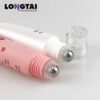 cosmetic packaging tubes with Steel Single Roller Ball Applicator