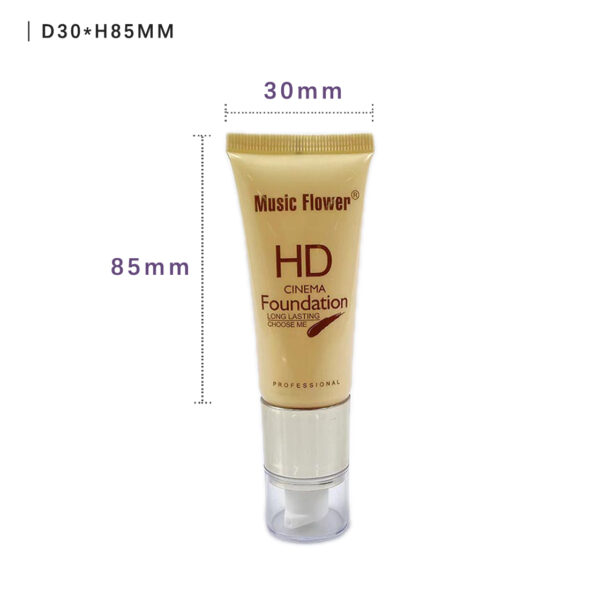 customize airless pump tube for sunscreen skin cream