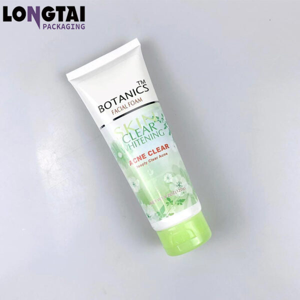 Factory customize facial cleanser packaging tubes