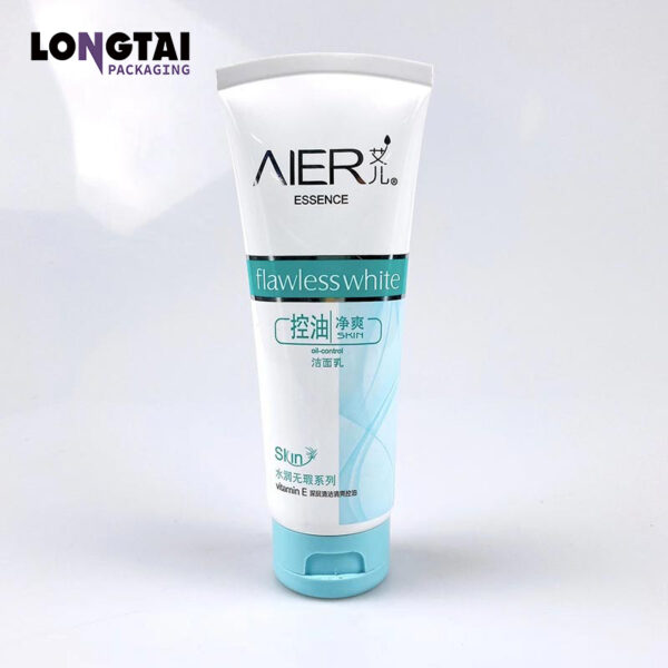 cosmetic packaging tube with special-shaped  tail