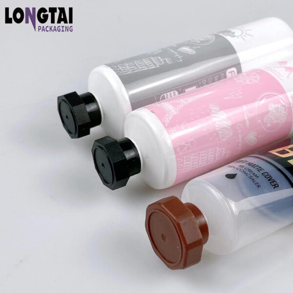 50ml ABL hand cream packaging tubes with octagonal screw cap