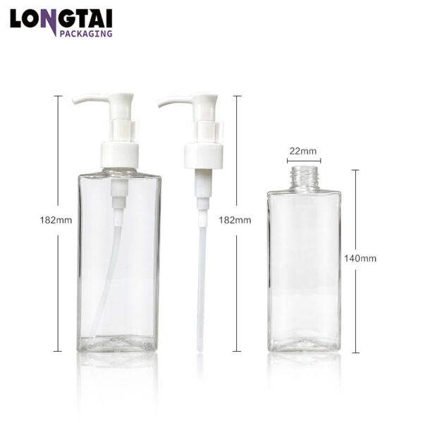 100 ml 3.5 fl.oz PET PETG ABS AS Bottle with pump packaging