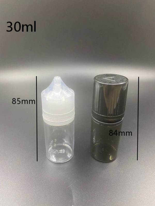 Factory supply vape liquid oil dropper bottles