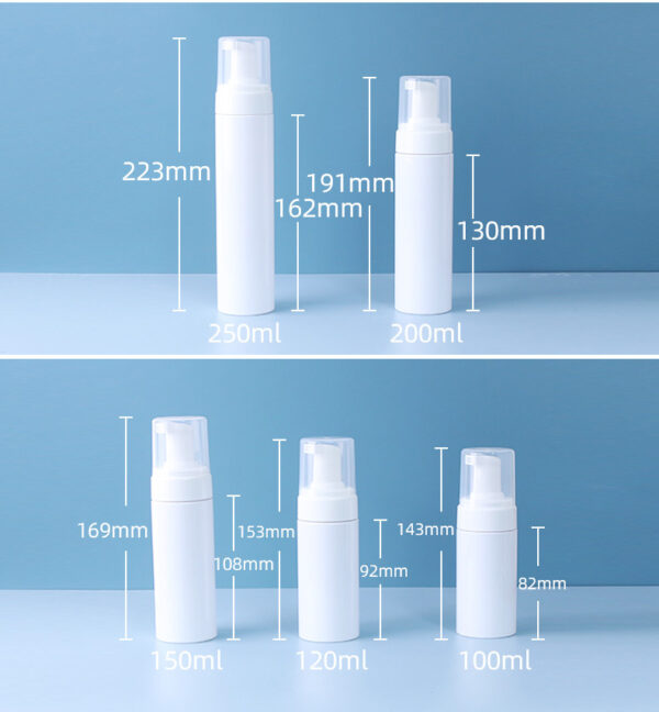 100ml120ml150ml200ml foam soap pump dispenser bottle