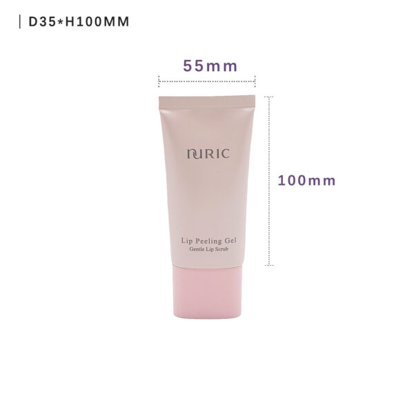 D35 Lip peeling gel super oval tube for cosmetic package