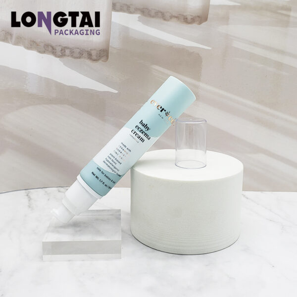 50ml Plastic cosmetic tube with airless pump cap