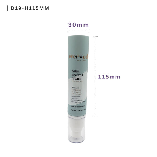 50ml Plastic cosmetic tube with airless pump cap