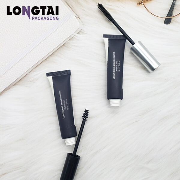 Factory customize 5ml 10ml 12ml empty black mascara wand tubes