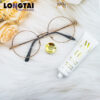 High-end soft squeeze tubes with gold hot stamping golden cover for cosmetic packaging