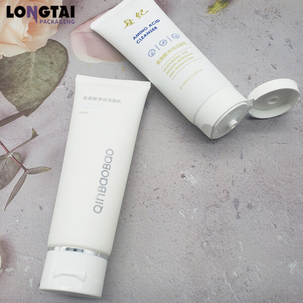 Soft squeeze plastic tubes 100ml/120ml cleansing cream tube luxury cosmetic packaging tubes