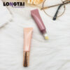 Plastic empty lip gloss containers mini soft tube with sponge brush