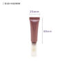 Plastic empty lip gloss containers mini soft tube with sponge brush