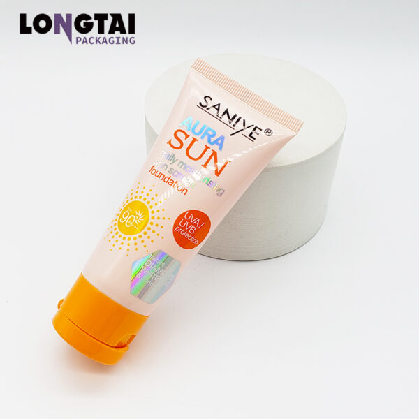 China factory Customized empty squeeze sunscreen packaging