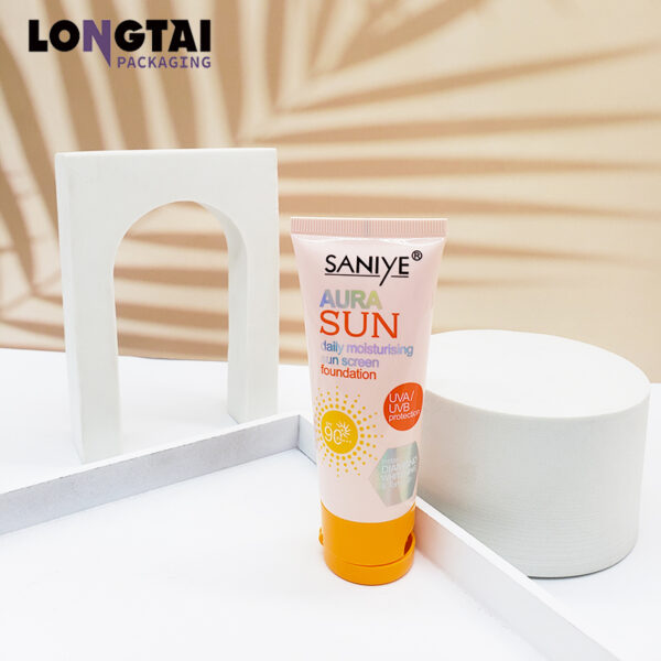 China factory Customized empty squeeze sunscreen packaging