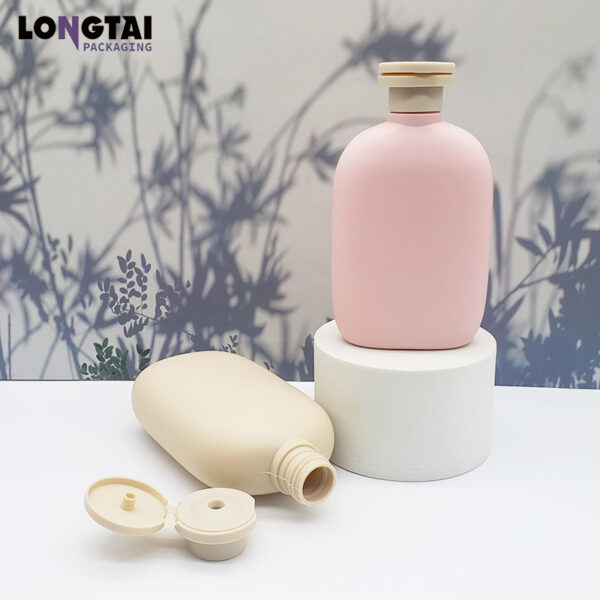 Empty HDPE bottle frosted surface china manufacturers