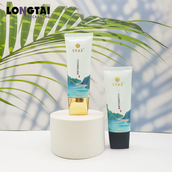 Customed D35mm flat ABL cosmetic packaging tubes for lotion cream