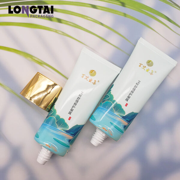 Customed D35mm flat ABL cosmetic packaging tubes for lotion cream