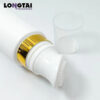 cosmetic packaging tubes with silicone brush applicator