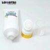 cosmetic packaging tubes with silicone brush applicator