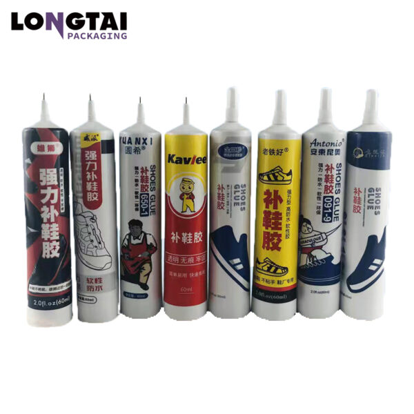 Shoe glue aluminum packaging tube