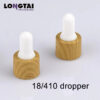 Essential oil serum bamboo dropper bottle