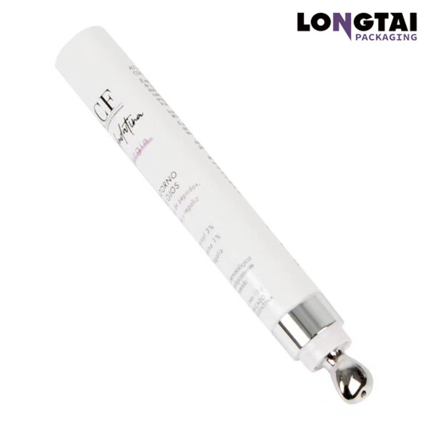 15ml eye cream tube with zinc alloy applicator