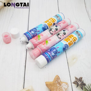 soft aluminum packaging tube for fruit jam