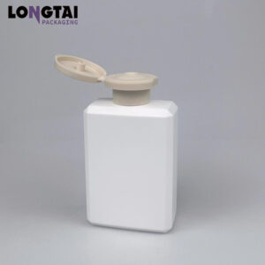 150ml square PET bottle with flip top cap