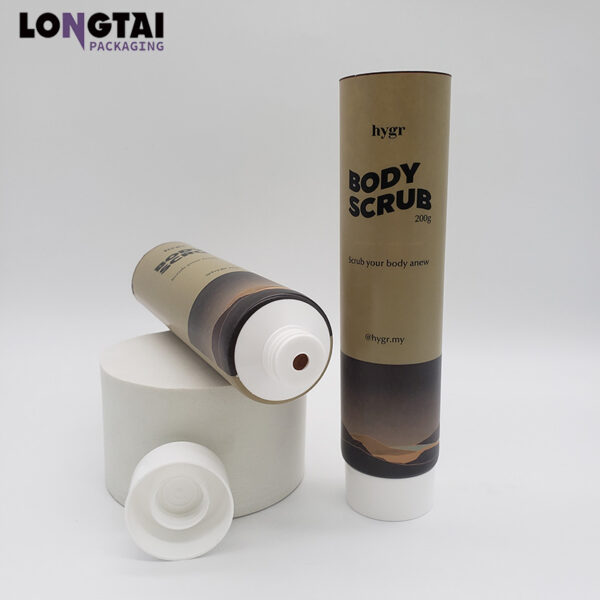 200g 6.76oz eco-friendly kraft paper tube