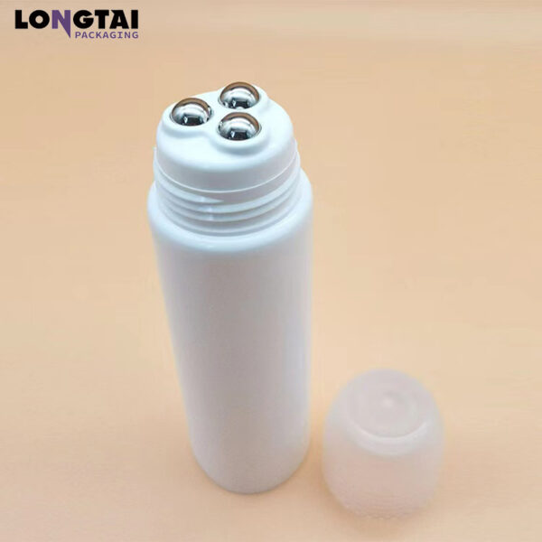 Body slim lotion packaging with roller ball