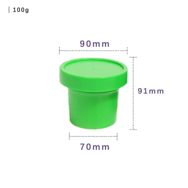 Barrel shape PP jar for face mark