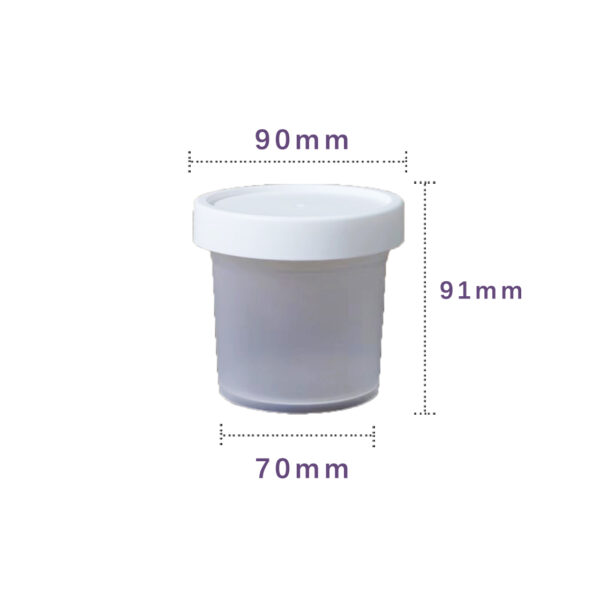 100ml PP plastic cosmetic jar