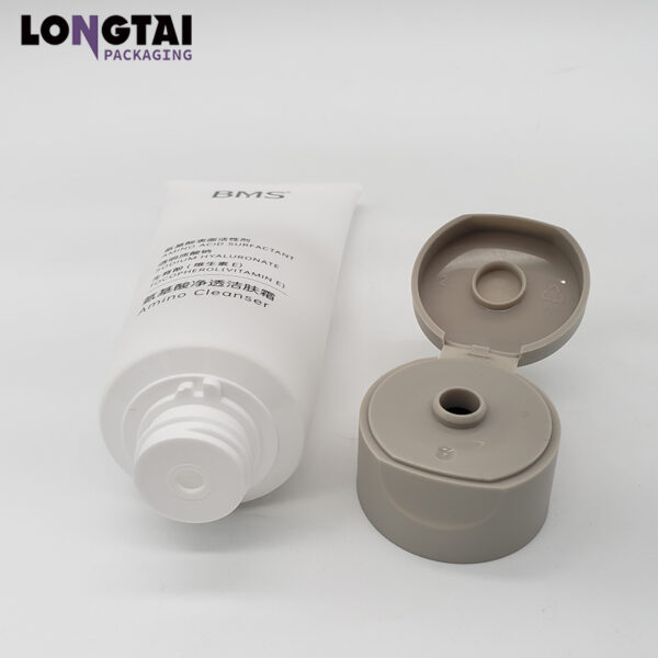 D40mm soft touch cleanser packaging tube