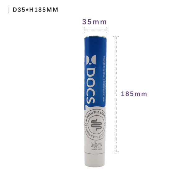 Pet nutrition cream packaging tube