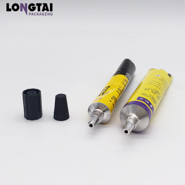 Glue aluminum cosmetic tube