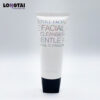 Cleanser flat shape plastic tube