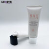 Cleanser flat shape plastic tube