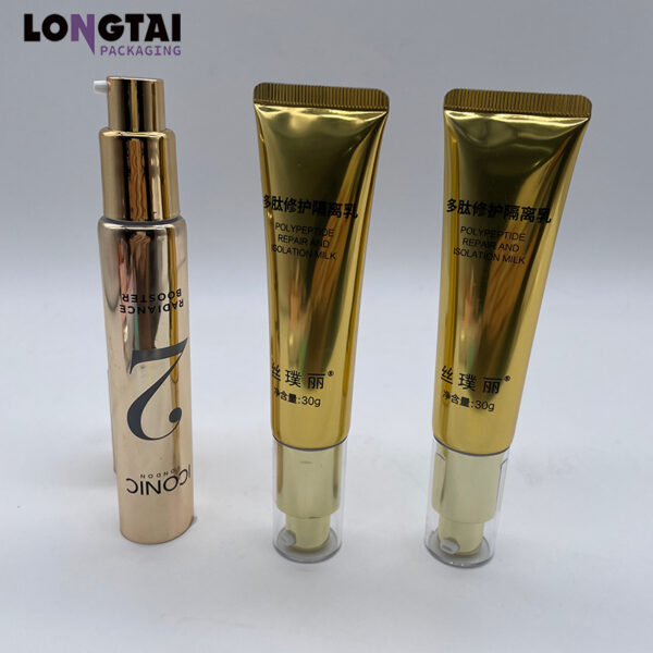 30g isolation cream tube with pump