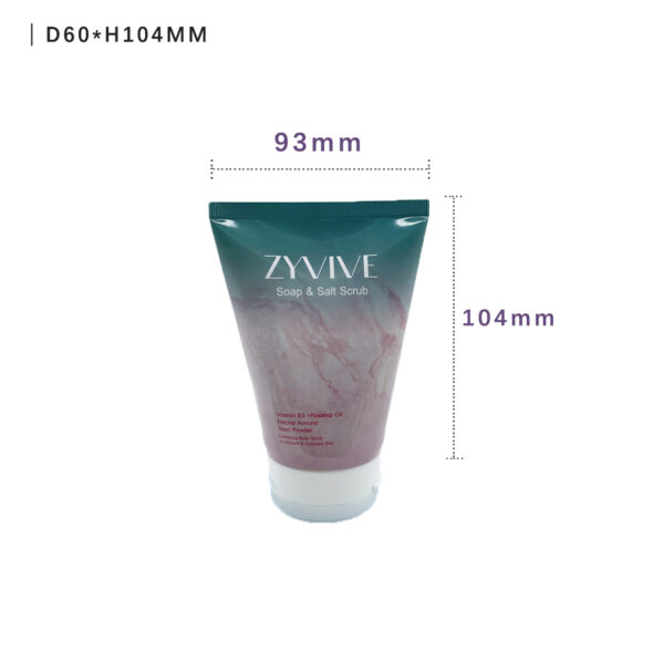 180ml scrub PBL packaging tube