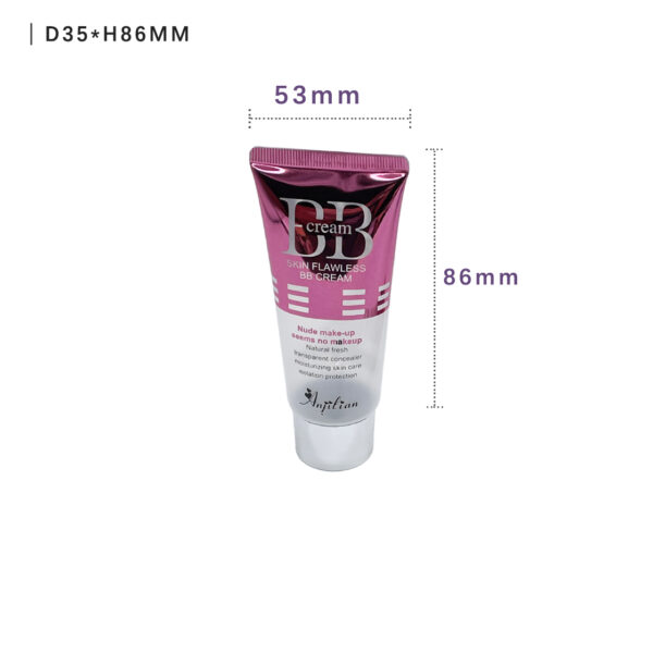 60ml pink hot stamping BB cream tube