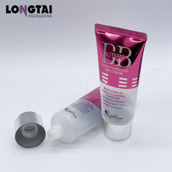 60ml pink hot stamping BB cream tube