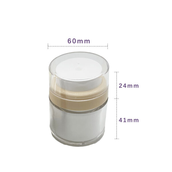 30/50ml acrylic refillable airless cream jar