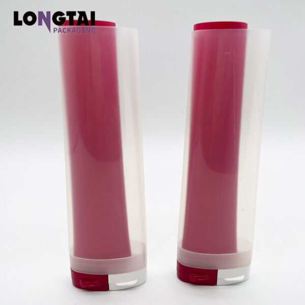 70ml 2 in 1 plastic dual chamber cream packaging tube