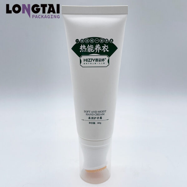 lotion cosmetic packaging with silicone brush