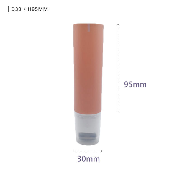 D30 oval PE tube with massage applicator