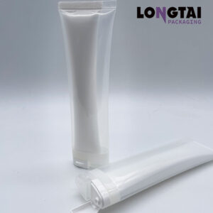 D35mm oval plastic dual chamber packaging tube