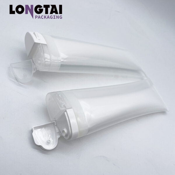 D35mm oval plastic dual chamber packaging tube