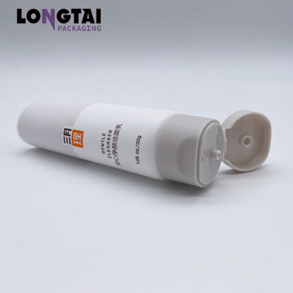 30g plastic cleanser tube with flip top cap